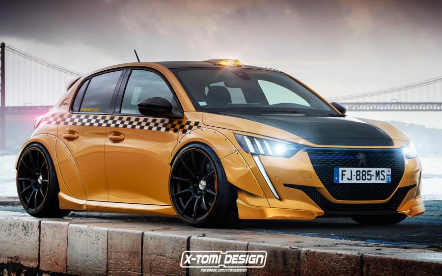 Peugeot 208 Taxi by X-Tomi Design '2020